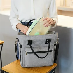 Crossbody Lunch Bag Portable Outdoor Picnic Bag Thermal Insulation Large Capacity Ice Bags Lunch Box Ice Storage Shoulder Bags