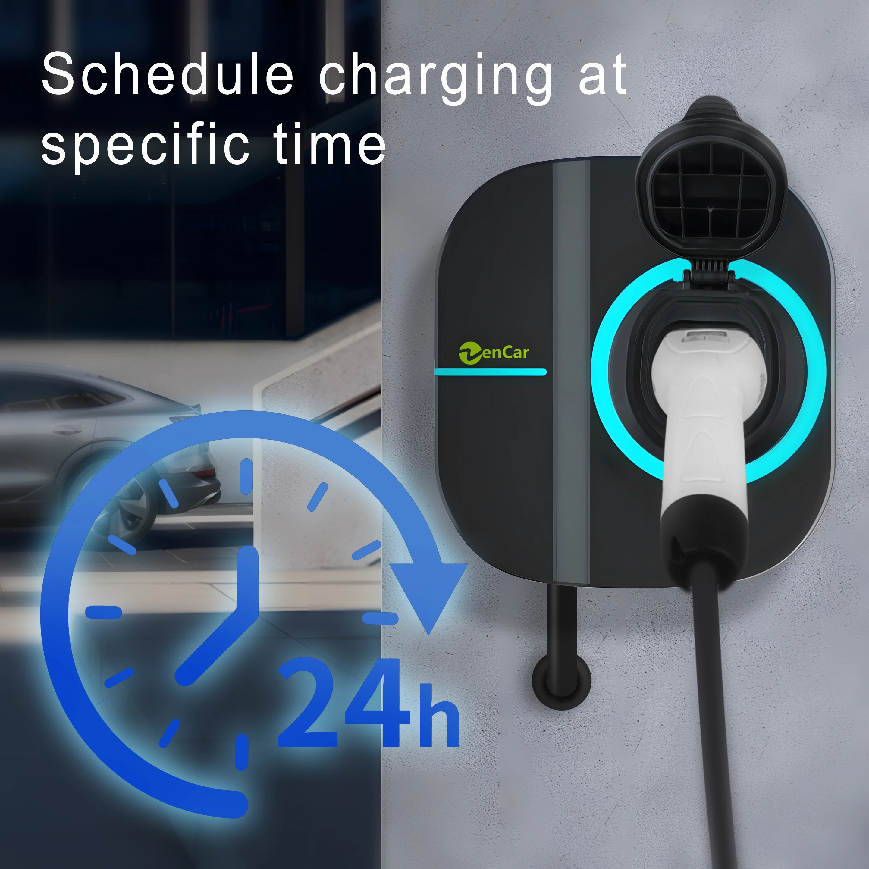 Настенная зарядная станция для – обзор и цена Ev Charging Socket Type 2 22Kw