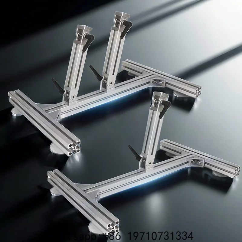 Aluminum Alloy Reciprocating Linear Motor Bracket DIY Angle Adjustable Linear Actuator Stands for Home Automation Projects
