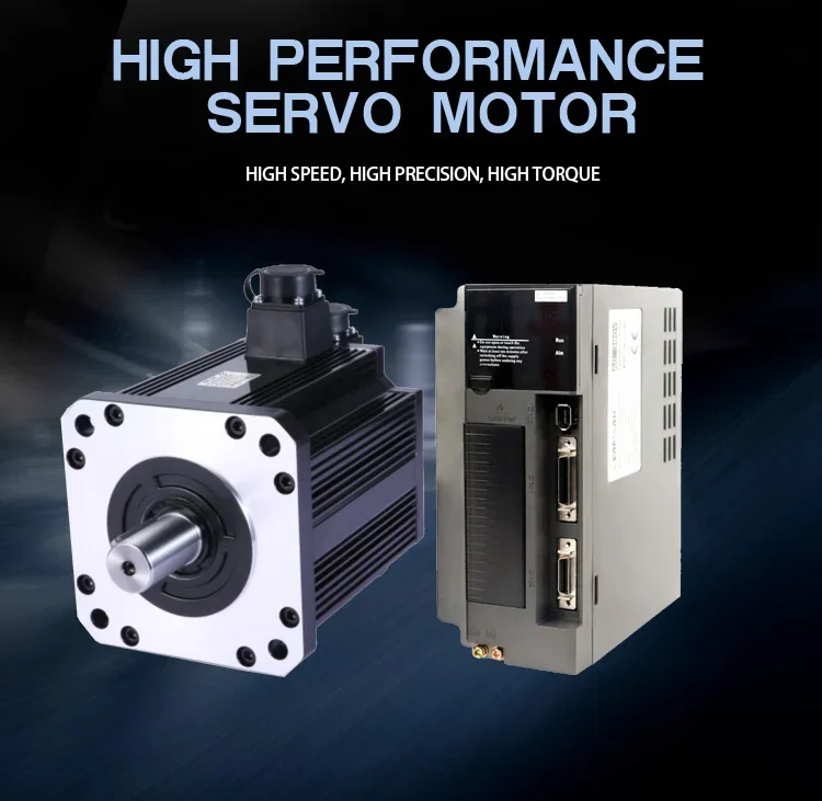 Alto torque servo 5.5KW 35N.M 380V AC servo motor e servo driver