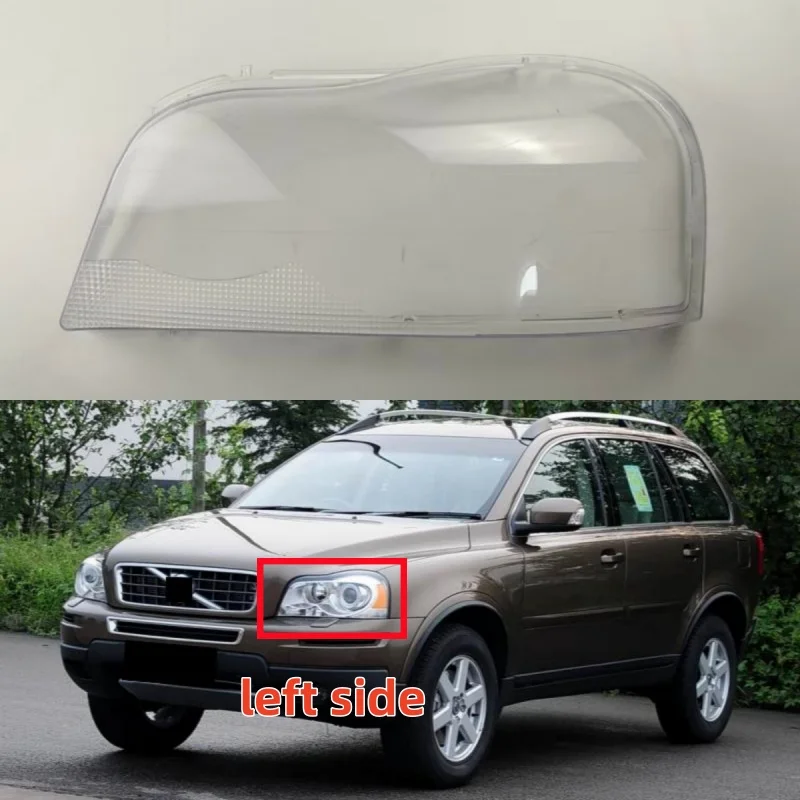 For Volvo XC90 2004 2005 2006 2007 2008 - 2012 2013 Car Headlight Shell Headlamp Cover Replacement Lamp Shade Headlamp Lens