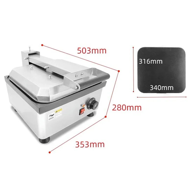 NP-706 Toaster Commercial Sandwich Machine Breakfast Machine Heating Bread Slice Barbecue Machine Toaster