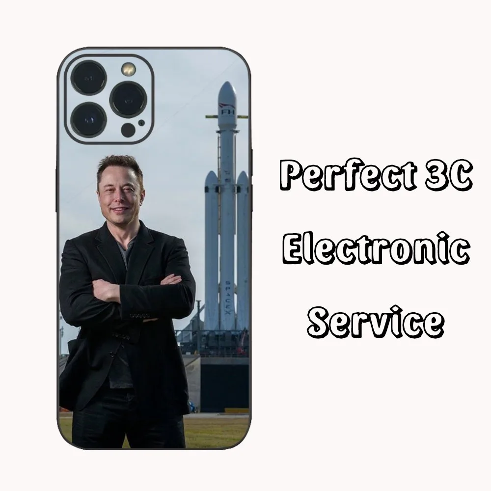 New Elon Musk Mars Bfr Rocket Phone Case  For iPhone16 15 14 13 12 Mini 11 Pro XS Max X XR SE5 6 7 8 Plus Soft Silicone Cover