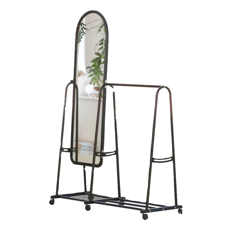 Simple vertical arch modern full-length mirror Internet celebrity full-body fitting mirror