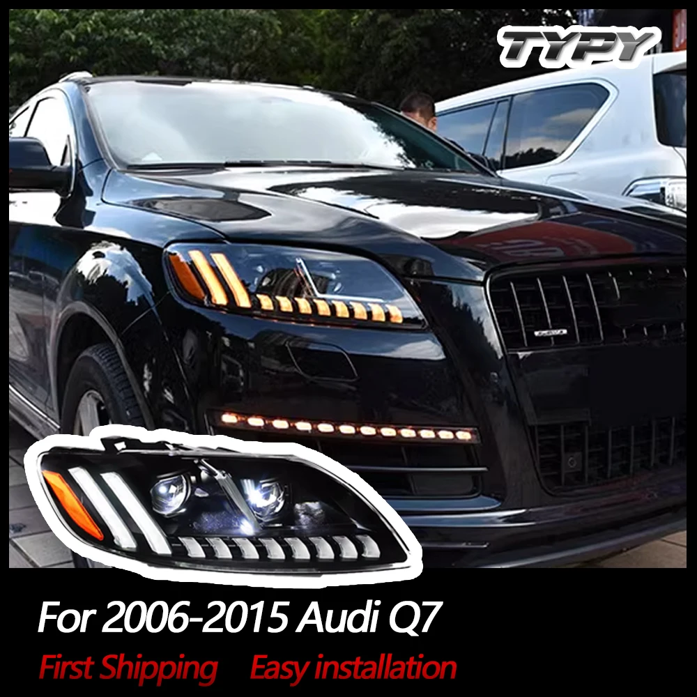 

Car Light For Audi Q7 2006-2015 Headlight LED Projetor head Lamp Daytime Running Light Automotive Accessories