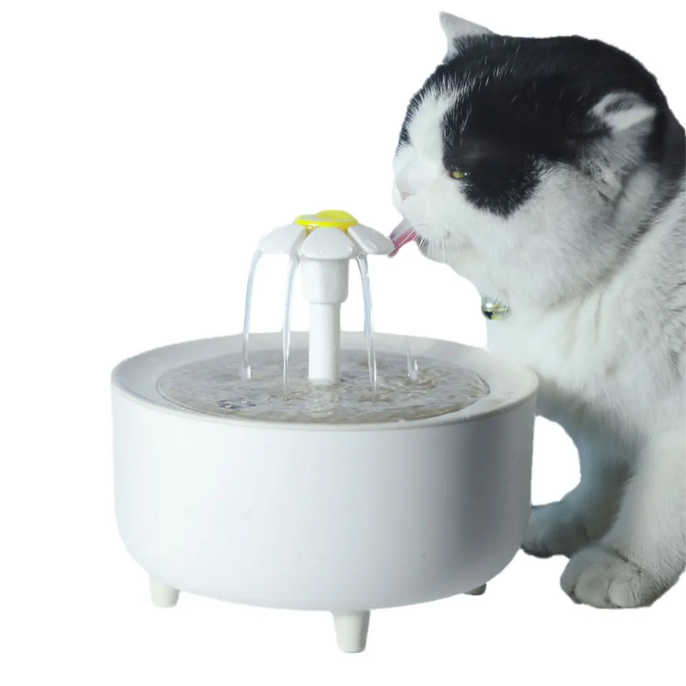 Cat Water Fountain Auto Filter Electric Mute Cat Drinker Bowl 2L Recirculate Filtring Drinker for Cats Pet Water Dispenser Feed