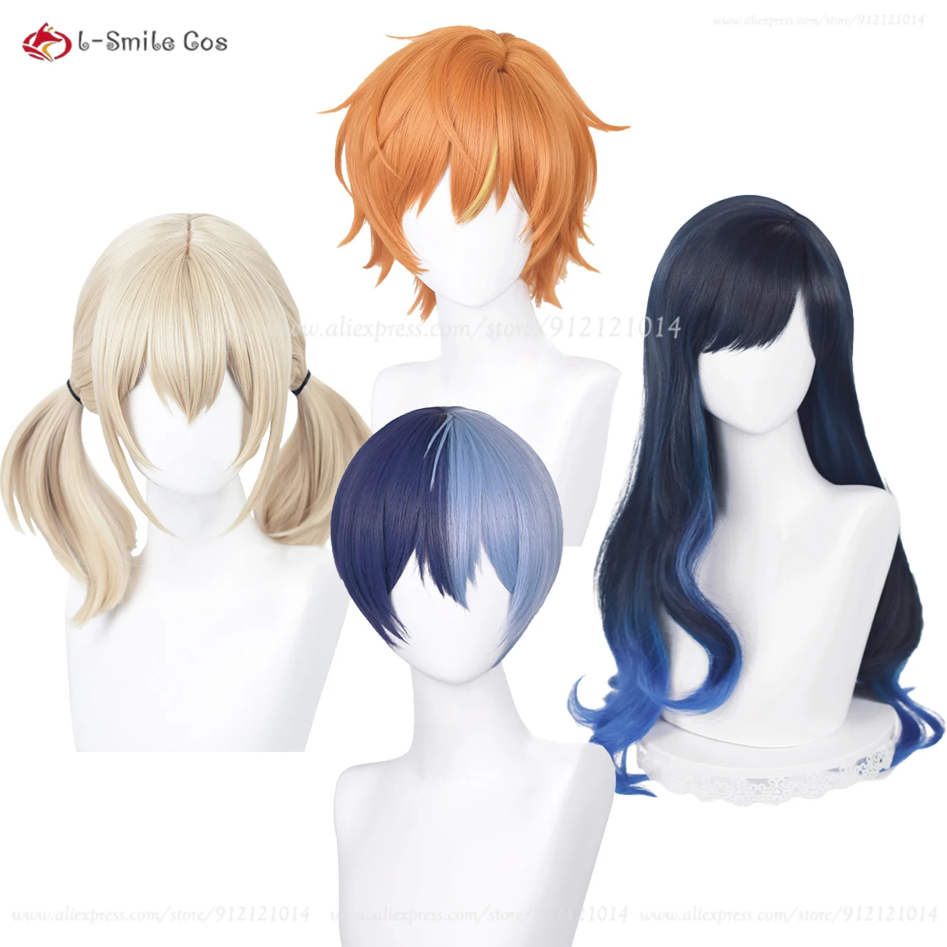 

Anime Shiraishi An Shinonome Akito Aoyagi Toya Azusawa Kohane Cosplay Wig Heat Resistant Synthetic Hair Halloween + Wig Cap