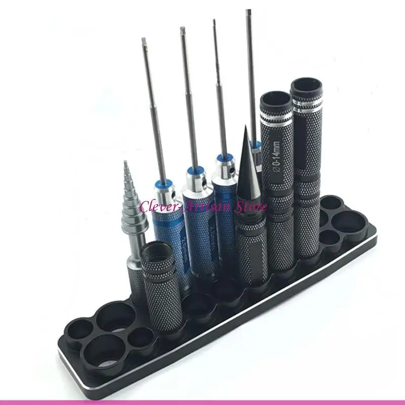 E06B Professional Shelf Screwdriver Set Base Storage Rack RC Tools Organizers