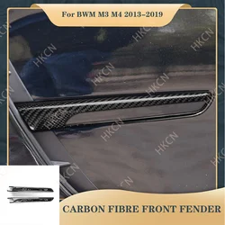 For BMW M3 F80 13-19 M4 F82 F83 Car Accessories Dry Carbon Fiber Fender Air Vent Flow Trim Replacement Tuning Retrofitting Part