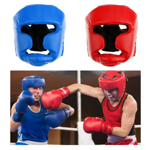 Gorro De boxeo para niños y adultos, lucha libre, MMA Sanda, entrenamiento, casco De seguridad De boxeo, PU, Karate, Muay Thai, Guantes De Boxeo