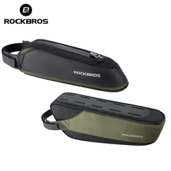 ROCKBROS Cycling Bag Road Bike Top Tube Frame Bag Nylon MTB Phone Tool Bag Reflective Ultralight Bicycle Pannier Bag Accessory