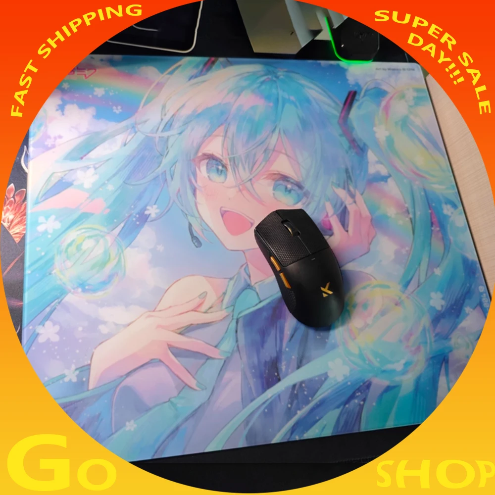 

Wallhack 4.0 Summer Glass Mousepads Gaming FPS Tempered Glass Copy Edition Mouse Pad Smooth Professional Customized Mouse Pad