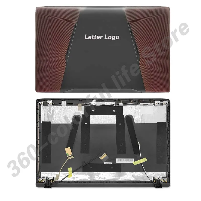 New For Asus GL553 GL553V GL553VD FX553 ZX553 FZ53 FX53 KX53 Laptop LCD Back Cover Front Bezel Palmrest Bottom Case Hinges 15.6