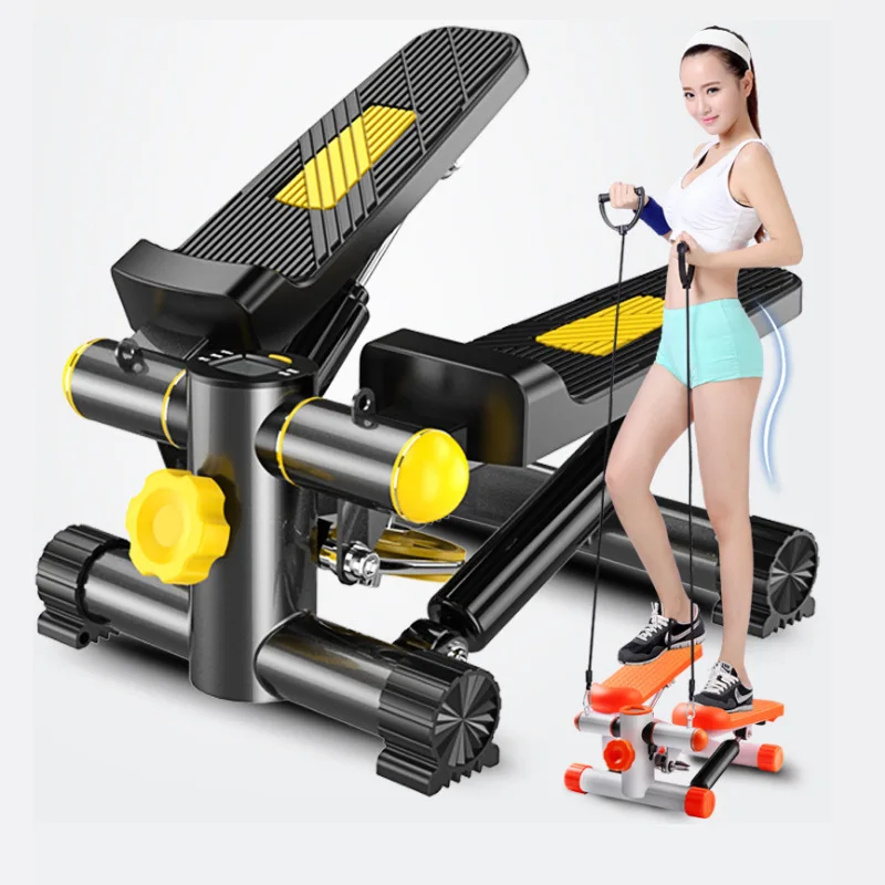 Indoor Leg Exercise Hydraulic Household Installation-Free Full-Body Workout Mini Silent Portable Stepper