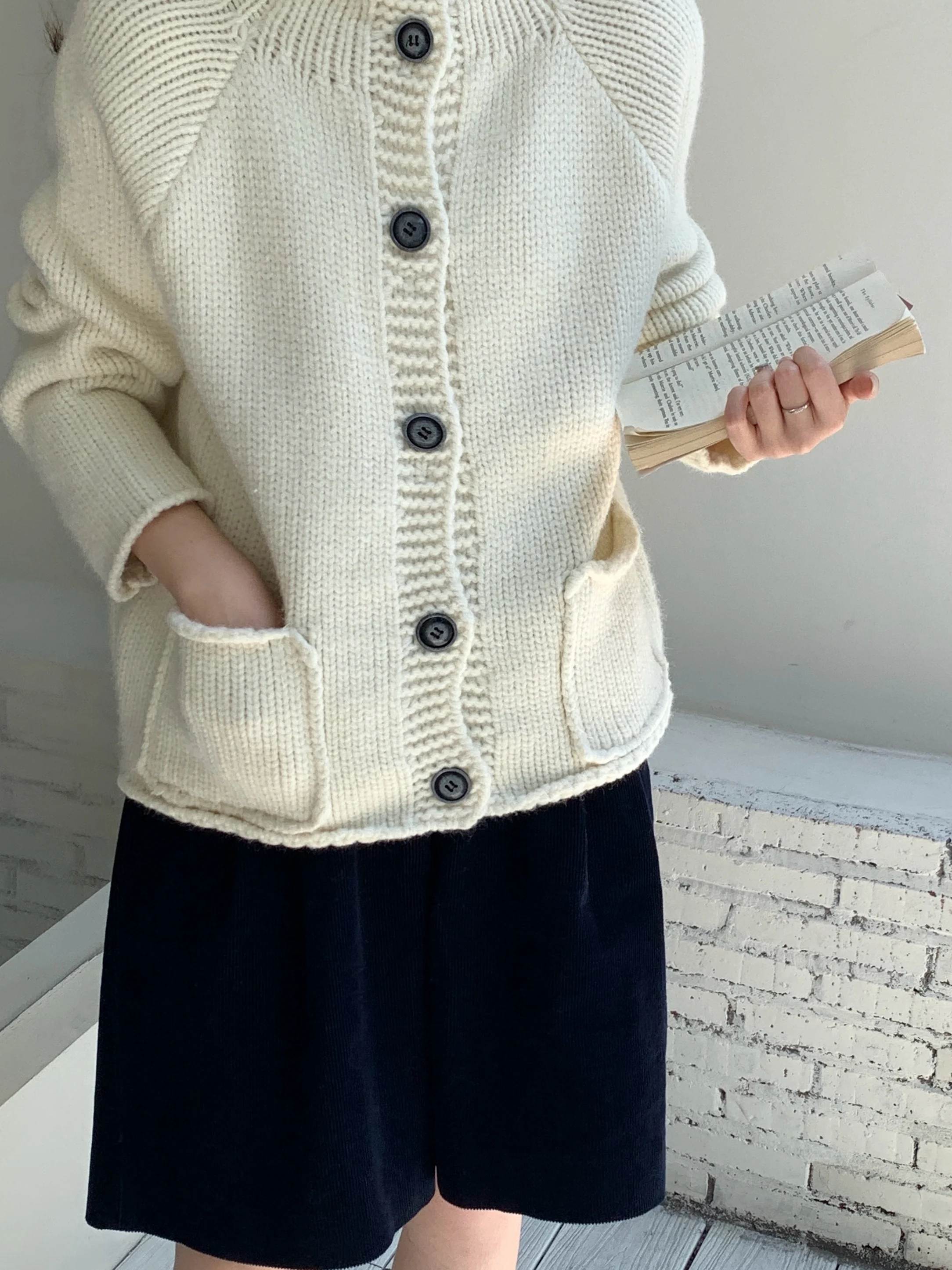 

Корейский высококачественный простой вязаный свитер High-Ne, женский осенне-зимний новый универсальный верхний свитер Long Sve Thiened