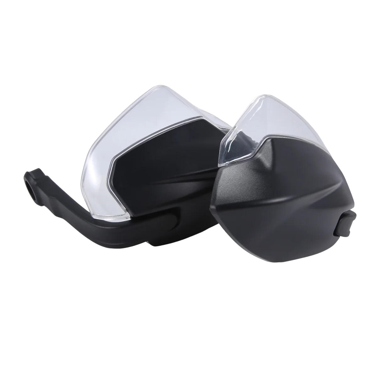 

Motorcycle Handguard Extensions Hand Guards Sliders for Ducati DesertX Rally Multistrada V4S V4 S Black & Transparent