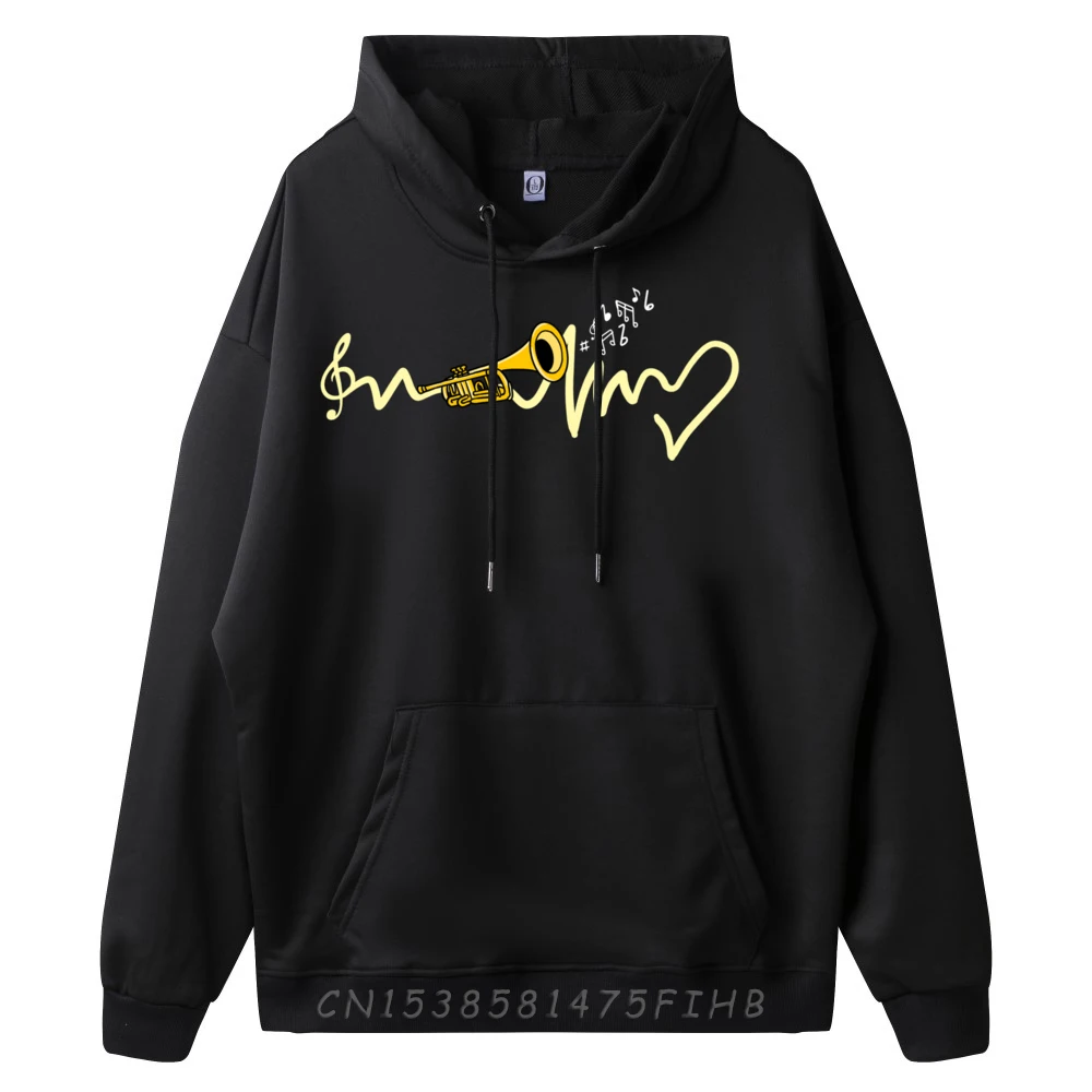 Heartbeat 13 Printed Hoodie Skin-friendly and soft Vintage Pullover Hoodies Men Christmas Sweater Long Sleeve