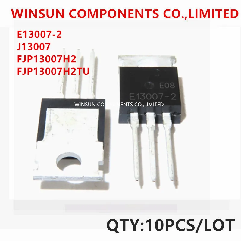 Transistor de conmutación original importado, E13007-2 J13007, FJP13007H2, FJP13007H2TU TO-100%, 8A, 220 V, 700 nuevo