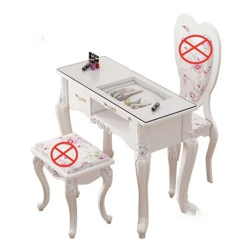 European Single Nail Tables Nail Shop Paint Professional Manicure Table Light Luxury Double Economical