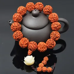 Nature Vajra Bodhi Rudraksha Bracelets Men Meditation Mala Bead Bracelets for Women Jewelry New Prayer Tibetan Buddhism Bracelet