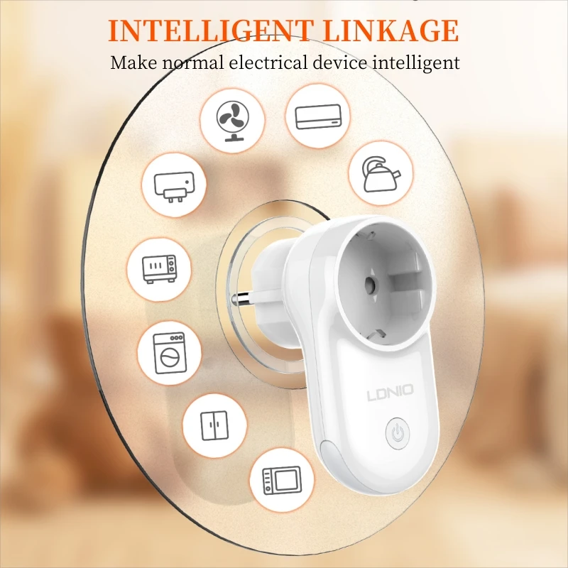 LDNIO Wifi Smart Plug Outlets Zigbee Socket Bluetooth Gateway Intelligent Linkage Distant Control With LED Night Lamp