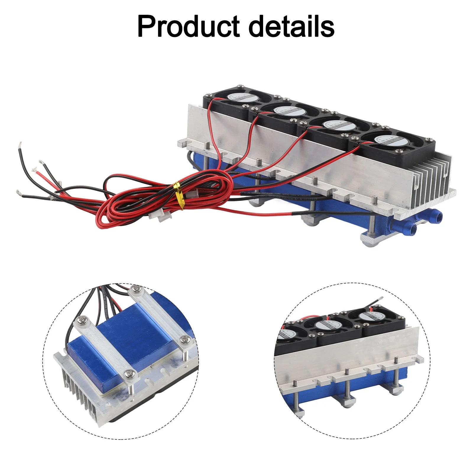 Semiconductor Refrigeration 12V for peltier Cooler Cooling Device Application Aluminum And Plastic Construction Cooling Power