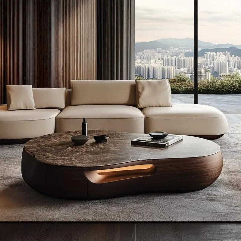 Wooden Nordic Living Room Coffee Tables European Storage Designer Living Room Coffee Tables Lounge Mesa De Centro Furniture Home