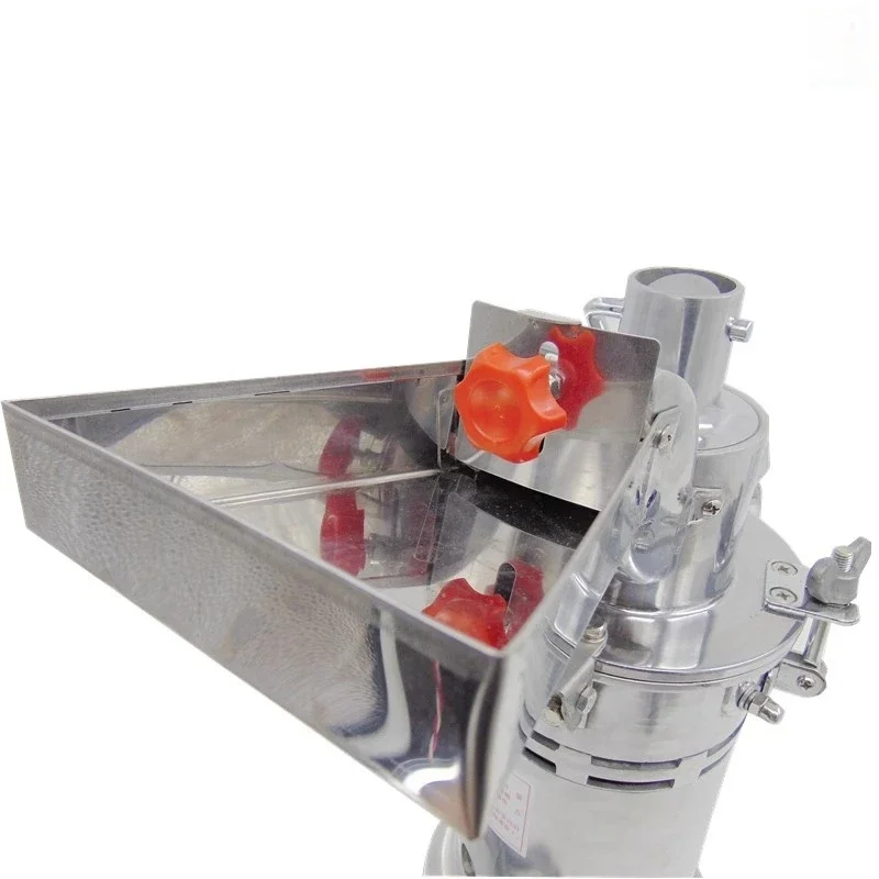 Molino de harina automático de 15 kg/hora, molinillo de hierbas de alimentación continua tipo mesa, pulverizador/rectificadora de hierbas