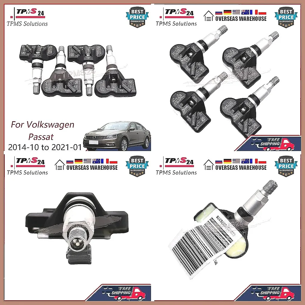 

5Q0907275B TPMS Sensor for Volkswagen Passat 2014-2021 433MHz Tire Pressure Monitoring System with Long Battery Life