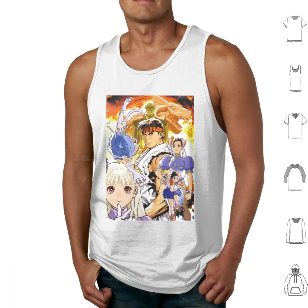 Ssf Dinosaur Lmao Tank Tops Vest Sleeveless Mahvel Mvc3 Umvc3 Vs 3 Ultimate Vs 3 Vs Mvc2 Vs 2 Video Games Gaming