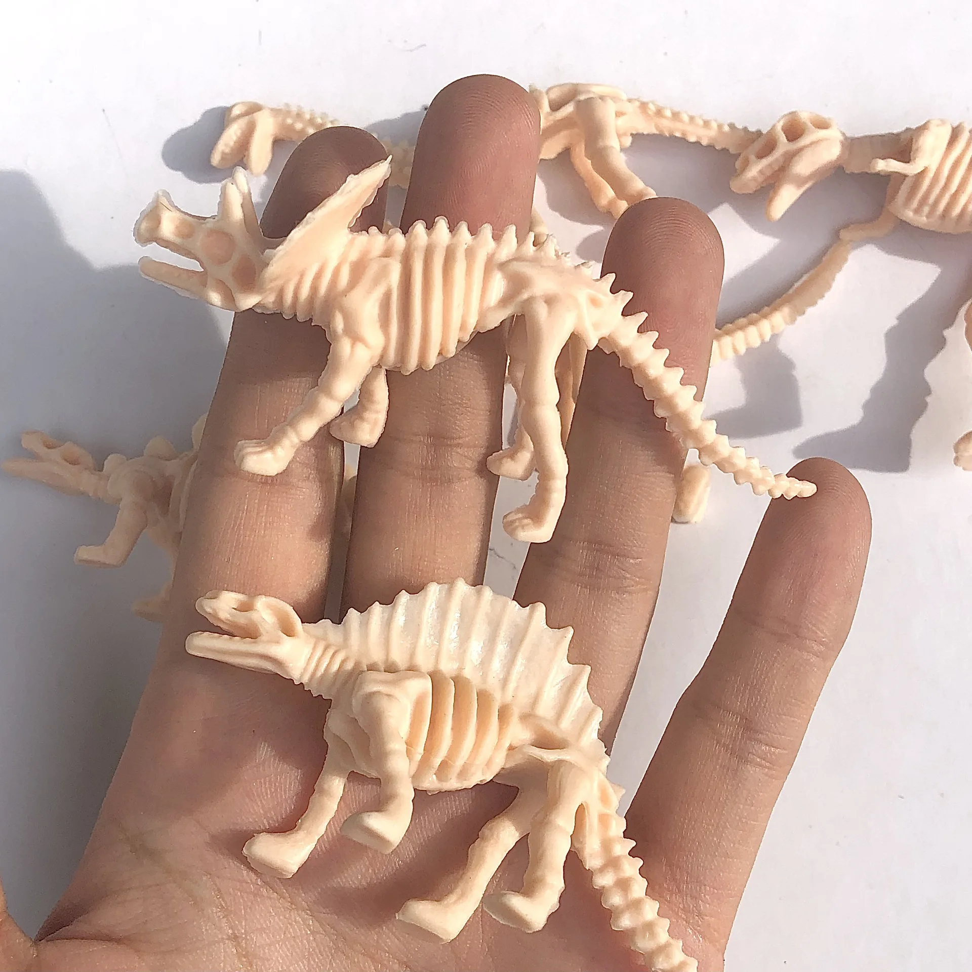 6p Dinosaur Skeleton Model Archaeological Excavation Dinosaur Fossil Simulation Tyrannosaurus Rex Stegosaur Triceratops Gift
