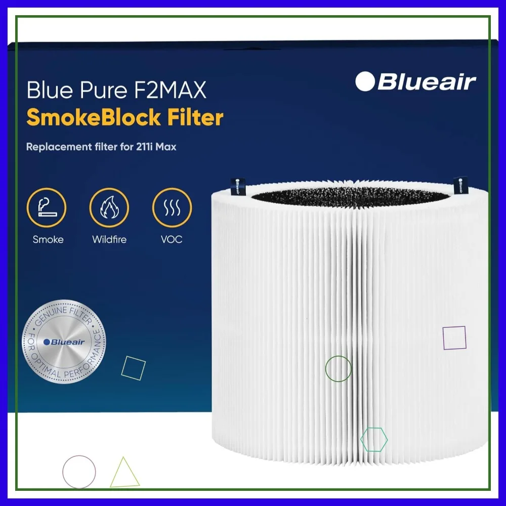 

Replacement Filter for 211i Max Air Purifier, Extra Carbon, Captures 99.99% of Smoke