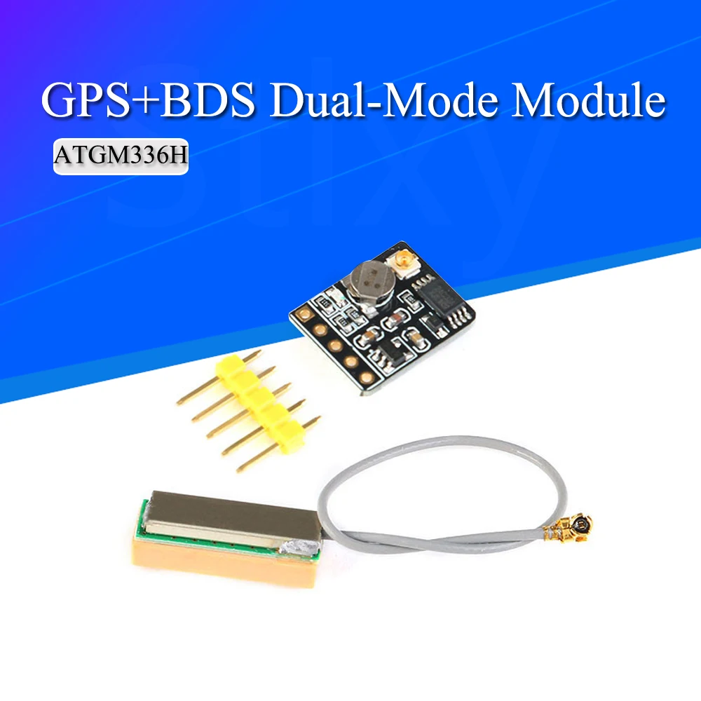 Stlxy GPS+BDS Dual-Mode Module Flight Control Satellite Positioning Navigator,ATGM336H Replacement,For Arduino NEO-M8N NEO-6M