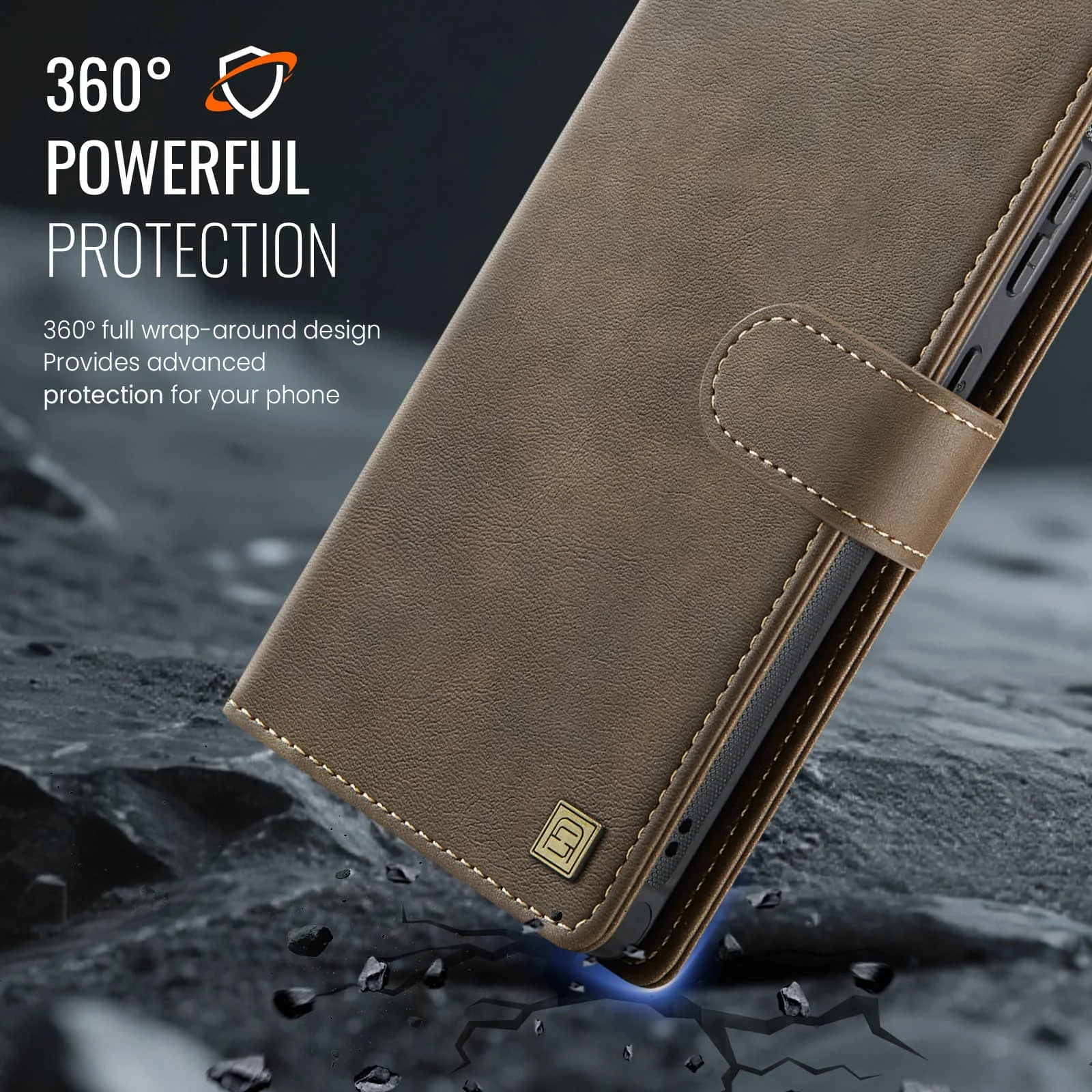 Etui Portfel z Odpinaną Klapką 2w1 do Samsung Galaxy S26 S25 S24 Ultra, z Uchwytem na Karty, Blokadą RFID, Funkcją Stojaka i Ochroną Przed Wstrząsami — zdjęcie produktu 5
