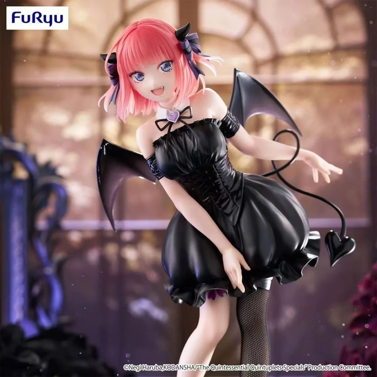 Furyu – Quintuplets par excellence Bicute, figurine de dessin animé Nakano Nino, modèle mignon, ornement, jouets en Pvc de 24Cm, cadeau pour filles