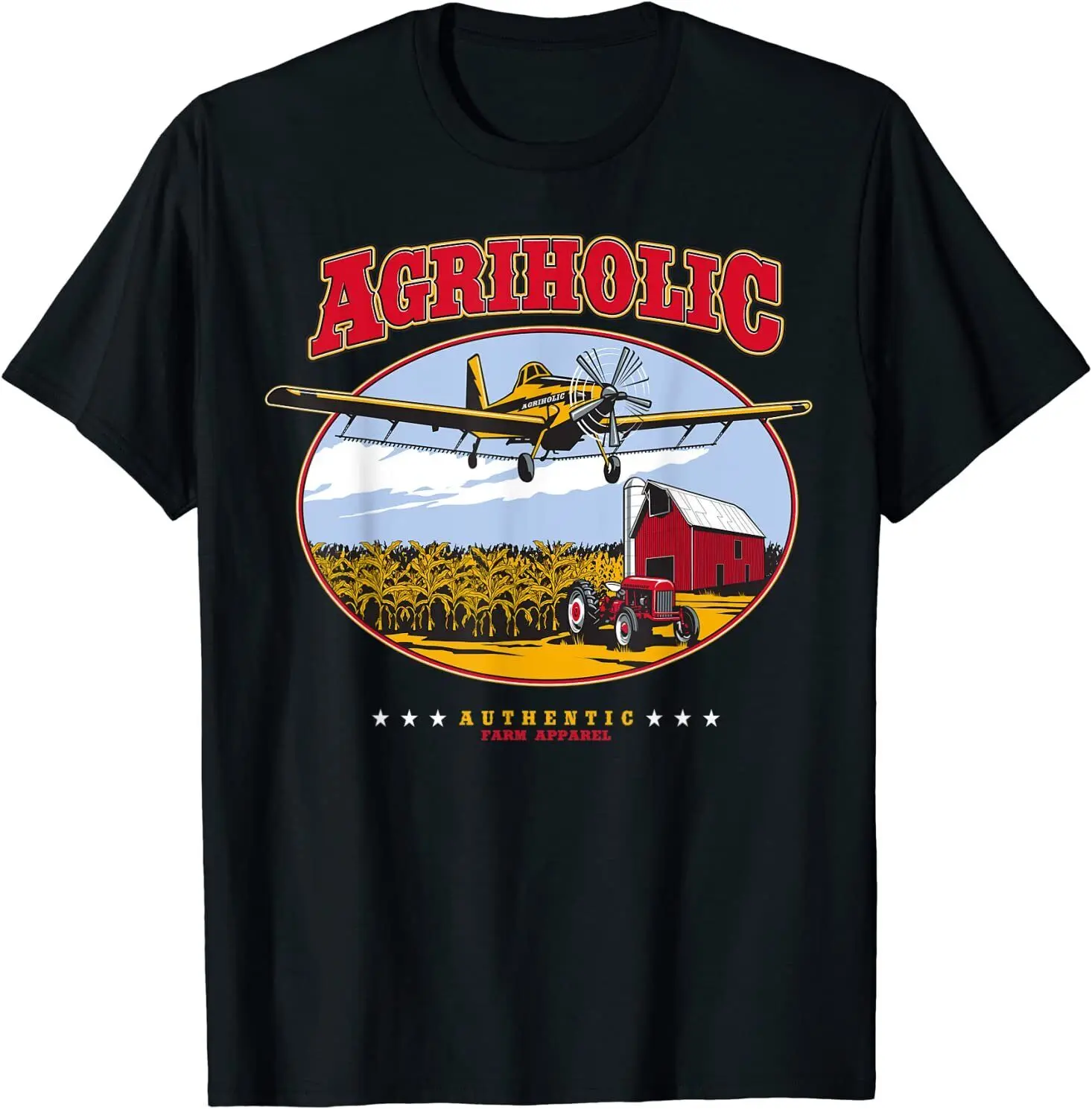 NEW LIMITED Crop Duster Farm Farming - Tracttor Airplane Gift Idea T-Shirt S-3XL