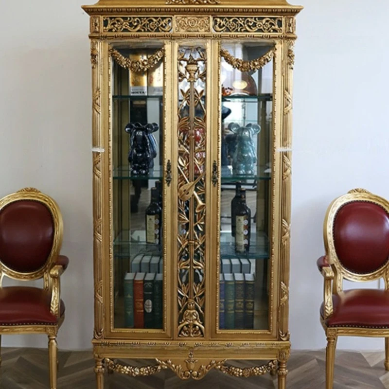 Restaurant wine cabinet display British decorative cabinet
