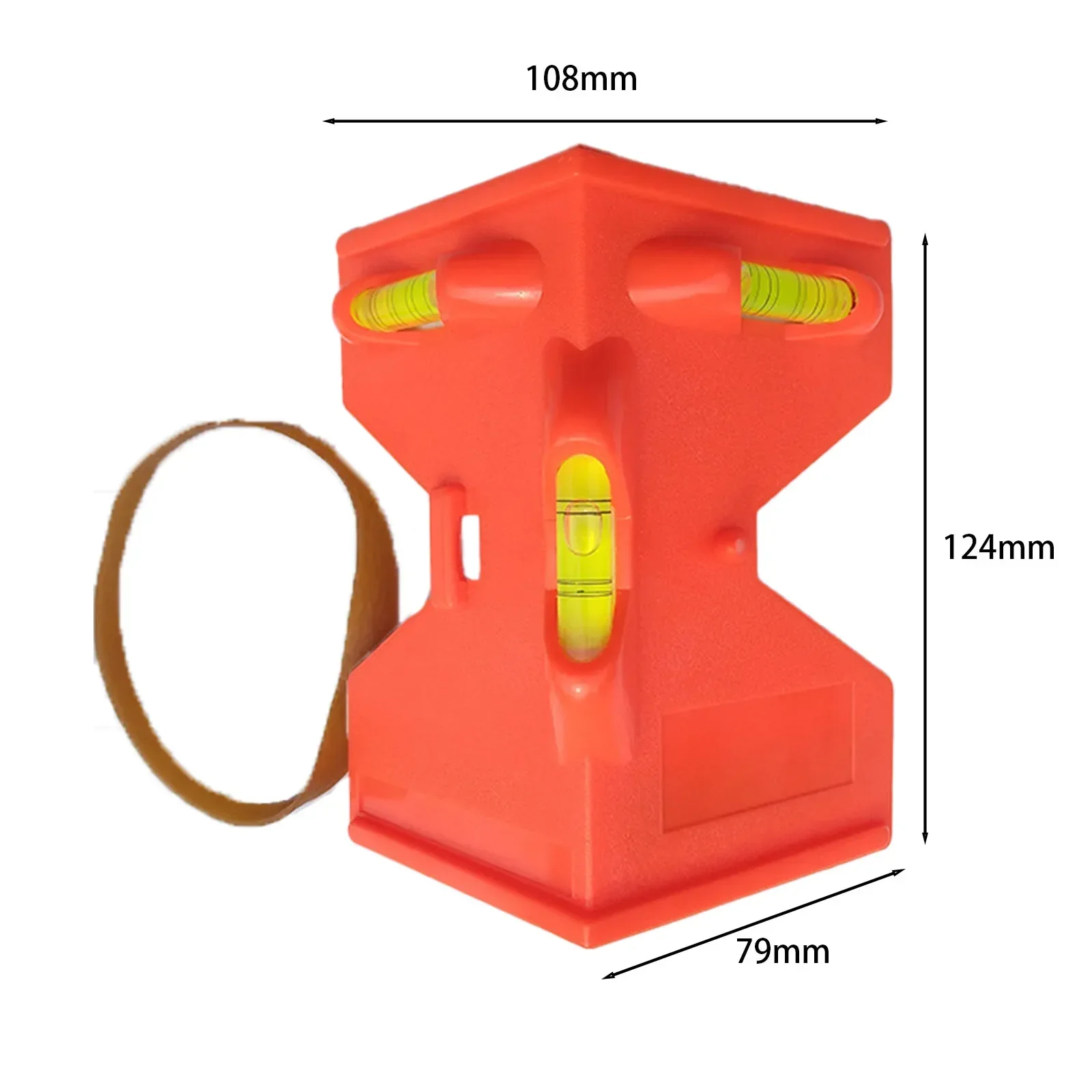 1pc Angle Gauge Post Level High-precision Pipeline Adjustable Pipe Tube Leveller Bubble Level For Wooden Posts Plastic Pipes