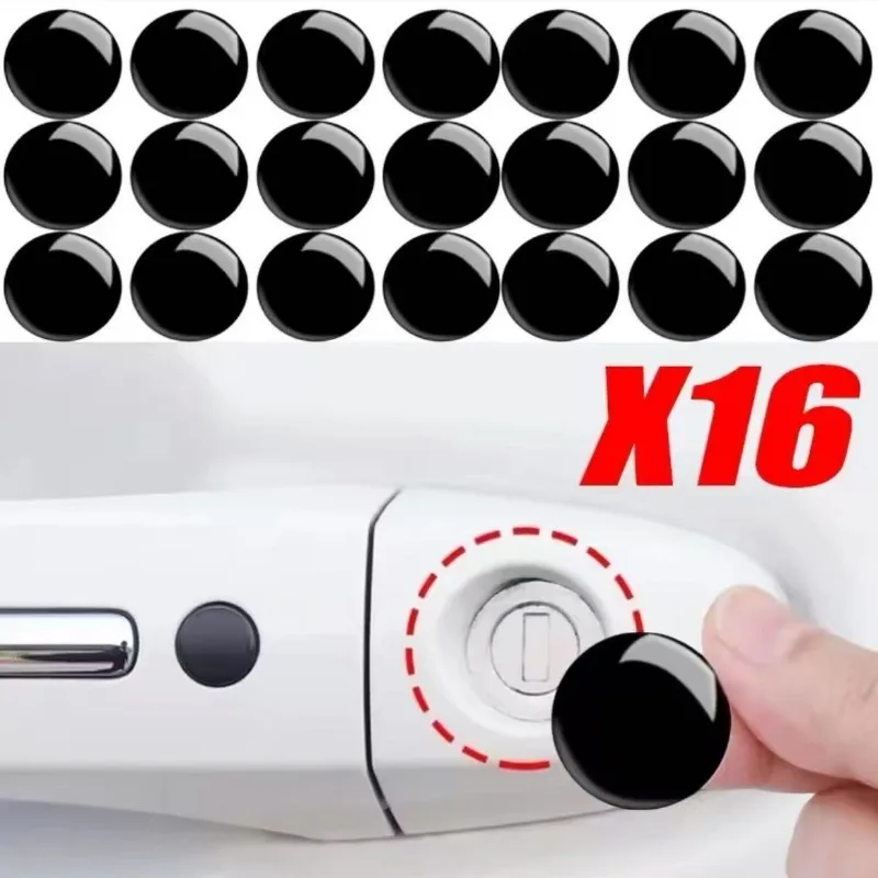 مقبض السيارة ثقب المفتاح قفل الأساسية الغطاء الواقي ملصقات لسيارات BMW مرسيدس بنز أودي فولكس فاجن فورد فولفو رينو جيب