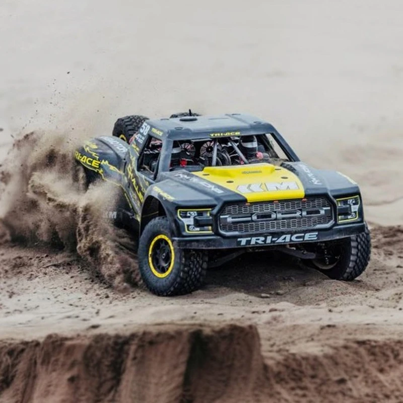 Thunder god km 1:6 eixo reto traseiro caminhão curto veículo off-road simulação modelo de controle remoto rc sem escova de alta velocidade adulto