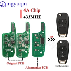 jingyuqin Remote Car Key Circuit Board 433Mhz 4A Chip For Chevrolet Cruze 2015 Cavalier Trax Sonic Spark 2019+ Original PCB