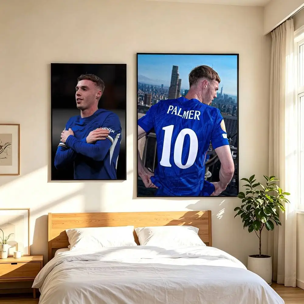 C-Cole P-Palmer F-Football-Star Poster Waterproof Wall Art Sticker For Bar Living Room Vintage Decor High Quality Print Gift