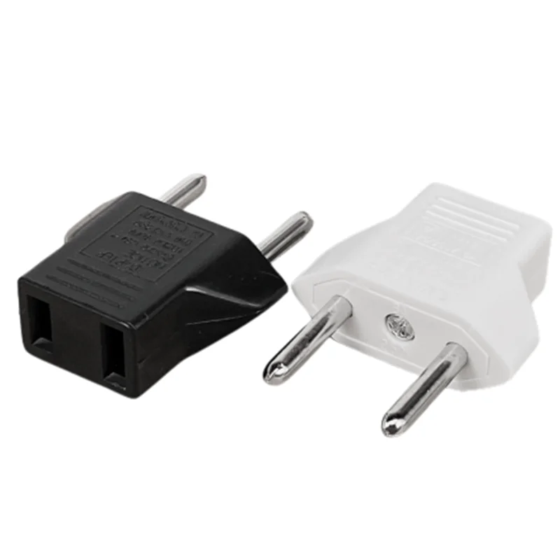 1pcs US/EU American Socket Adapter 2pin 4.0mm European EU To US plug Power adapter Converter Electrical Socket  Outle