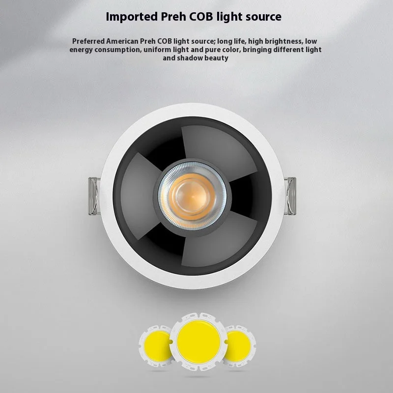 Adjustable Angle Ultra-thin Short Models Deep Anti-glare Home Recessed Led Wall Washer Lights Ceiling Light Spotlights