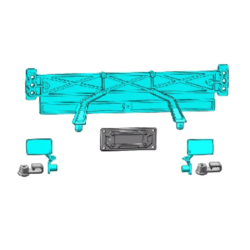 RGT R86460 Air Grill/Front Body Post Set R86461 Rear Mirror/Rear Body Post Set For 136100V3FD 1/10 Remote Control Vehicles Cars