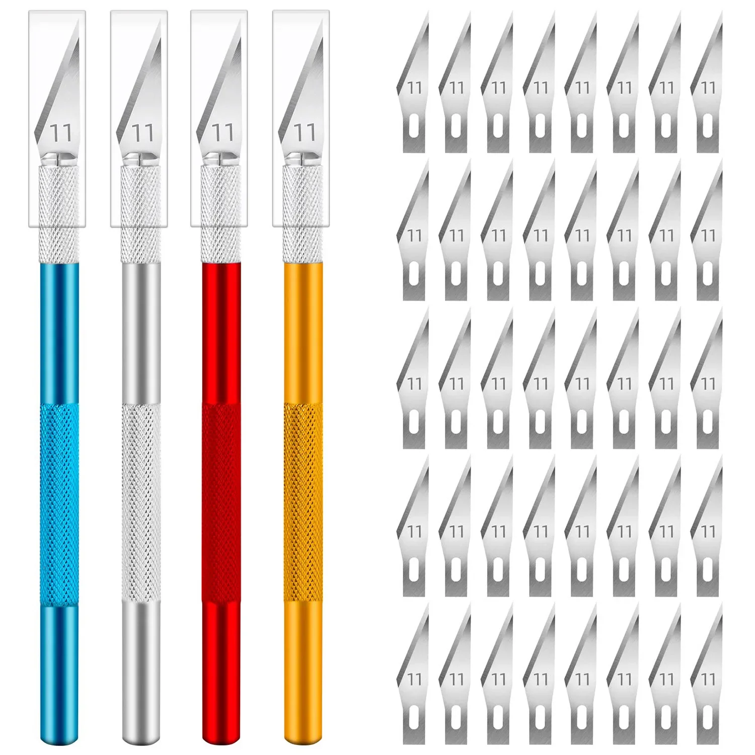 Tools Kit Cutter Engraving Non-Slip Metal Scalpel Knife Craft knives + 5pcs Blades Mobile Phone PCB DIY Repair Hand Tools