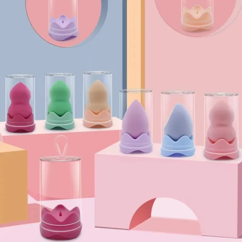 50 Stuks Aanpassen Logo Make-Up Spons Tint Vrouwelijke Instrumenten Koreaanse Make-Up Tools Voor Foundation Crème Vrouwen Make-Up Kits