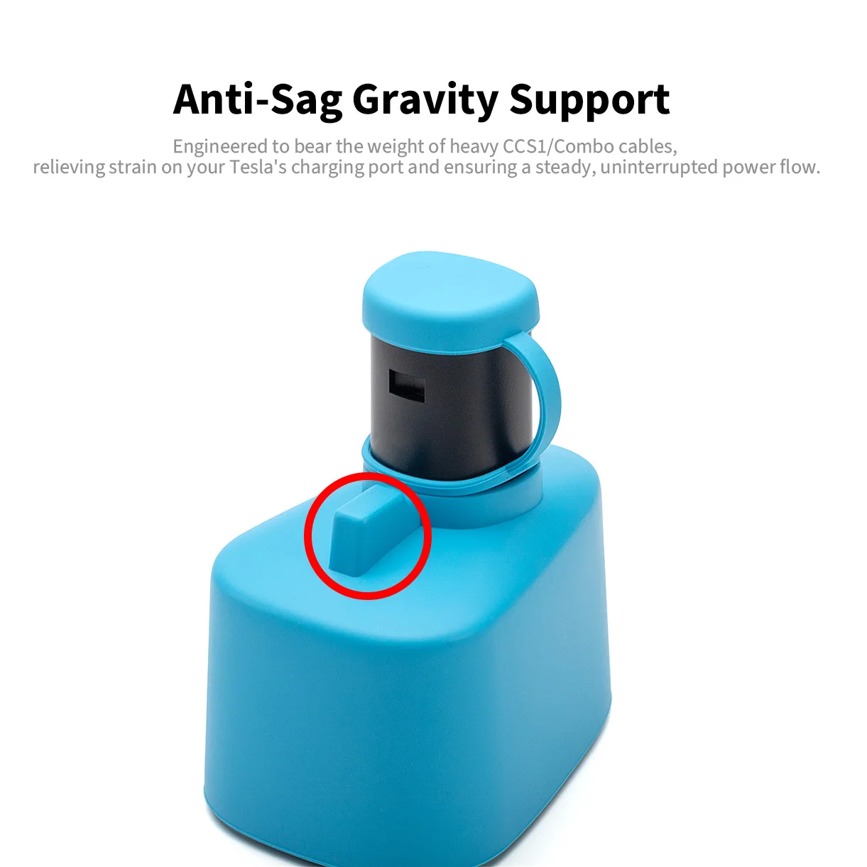 Silikon-Schutzhülle für Tesla DC Combo Adapter (Nicht kompatibel mit dem neuen DC Combo Adapter) – Detail 3