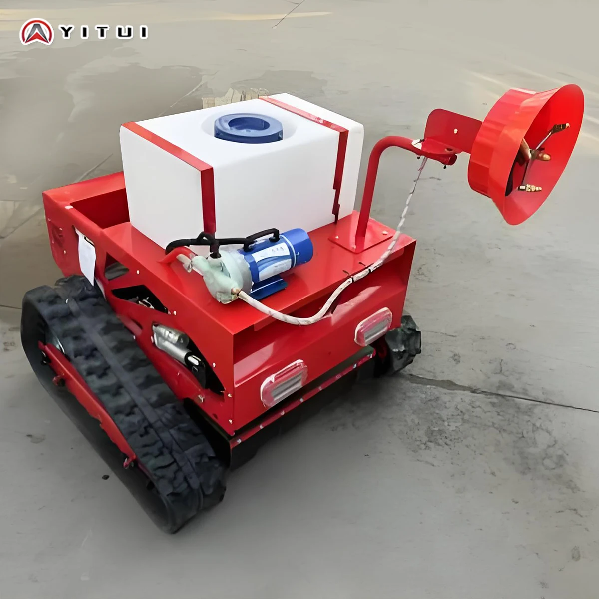 

Remote Control Crawler Robot Brush Cutter 80cm Working Width Flail Lawn Mower For Agricultural Garden Use Customized
