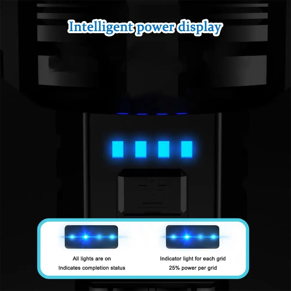 عالية الطاقة مصباح ليد جيب 100LM مصباح يدوي قوي المحمولة USB قابلة للشحن Led مصباح 1800mah التخييم في حالات الطوارئ الشعلة